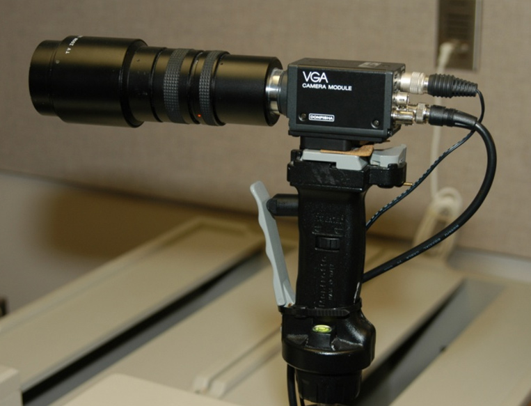 Camera with lens